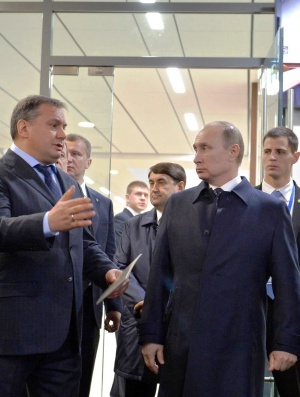 Путин побывал в новом здании Арбитражного суда Татарстана