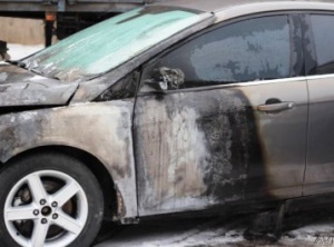 В Кемерово подожгли машину мирового судьи
