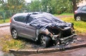 В Ленобласти причиной пожара в автомобиле судьи признан поджог
