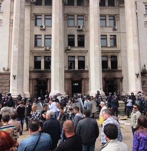 Суд признал вещдоком одесский Дом профсоюзов 